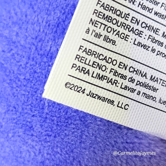 LUZMA 🐿️ Purple DOTD Embroidered Squirrel Original Squishmallows Kellytoy NWT - Picture 7 of 8